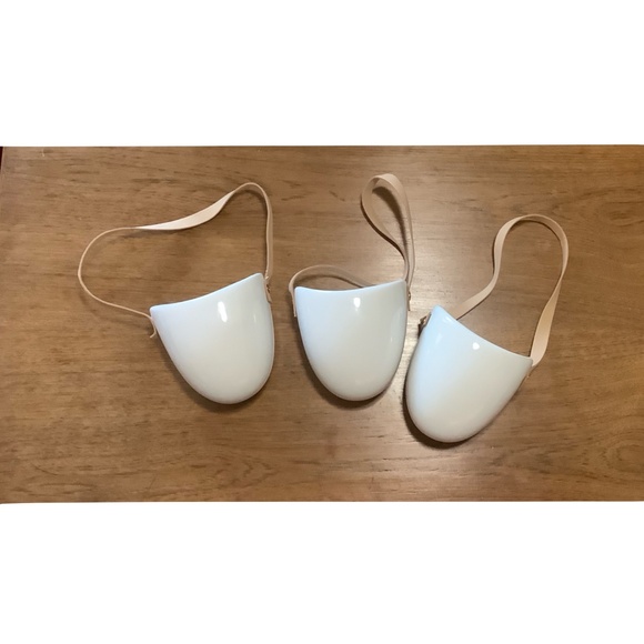 Set of 3 white ceramic hanging planter NWT - Picture 3 of 5